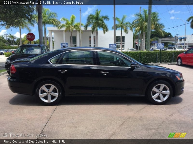 Black / Cornsilk Beige 2013 Volkswagen Passat 2.5L SE