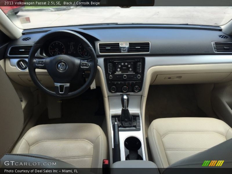 Black / Cornsilk Beige 2013 Volkswagen Passat 2.5L SE