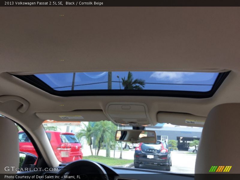 Black / Cornsilk Beige 2013 Volkswagen Passat 2.5L SE