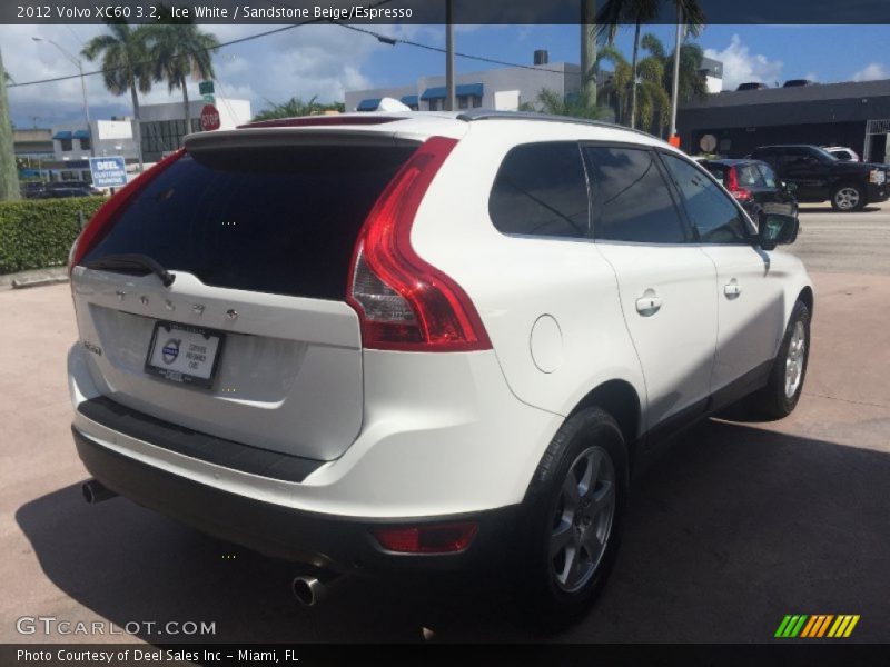 Ice White / Sandstone Beige/Espresso 2012 Volvo XC60 3.2