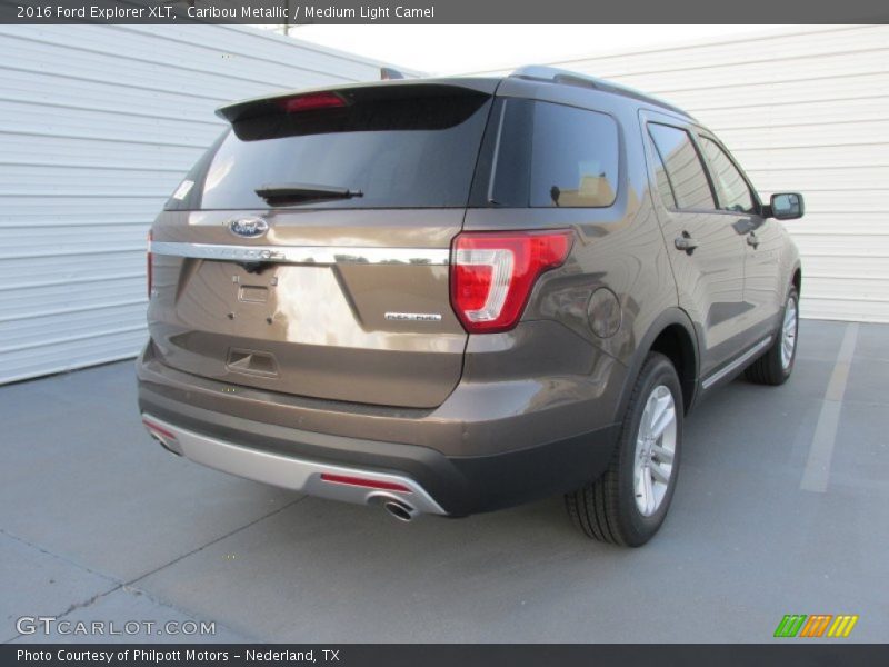 Caribou Metallic / Medium Light Camel 2016 Ford Explorer XLT