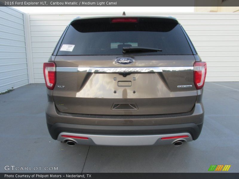 Caribou Metallic / Medium Light Camel 2016 Ford Explorer XLT