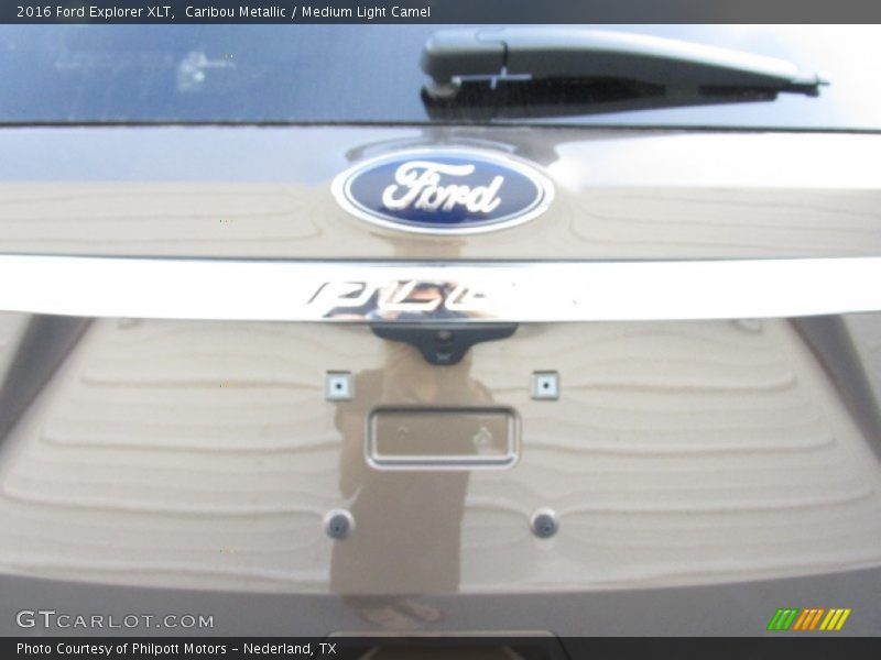 Caribou Metallic / Medium Light Camel 2016 Ford Explorer XLT