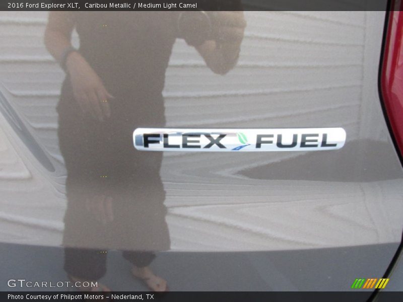 Caribou Metallic / Medium Light Camel 2016 Ford Explorer XLT