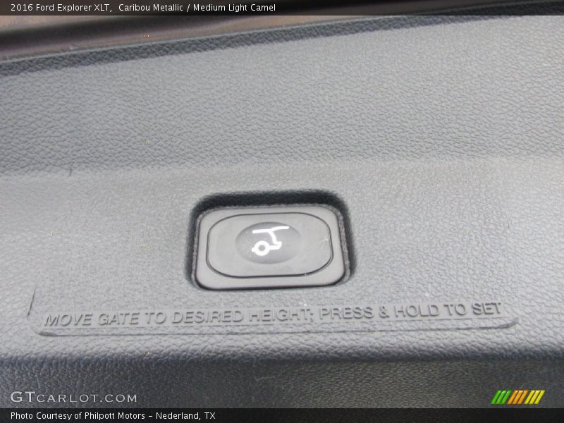 Caribou Metallic / Medium Light Camel 2016 Ford Explorer XLT
