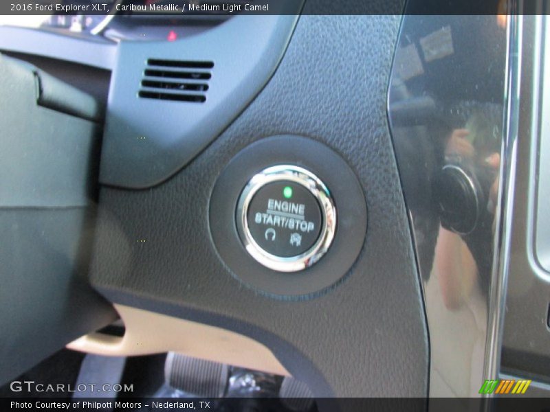 Caribou Metallic / Medium Light Camel 2016 Ford Explorer XLT