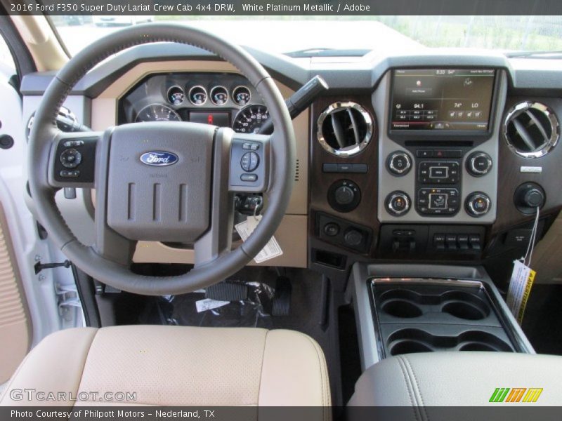 Dashboard of 2016 F350 Super Duty Lariat Crew Cab 4x4 DRW