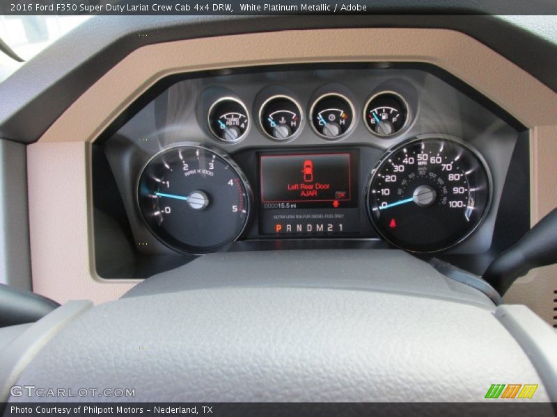  2016 F350 Super Duty Lariat Crew Cab 4x4 DRW Lariat Crew Cab 4x4 DRW Gauges