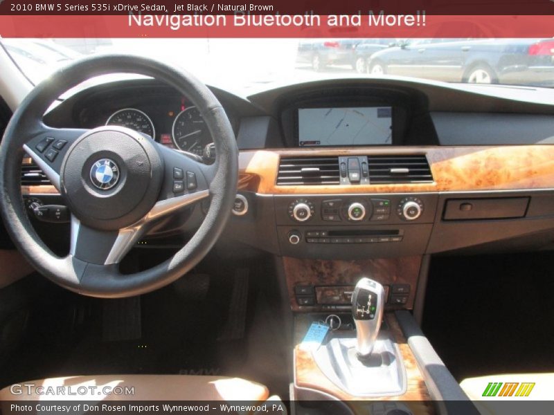 Jet Black / Natural Brown 2010 BMW 5 Series 535i xDrive Sedan