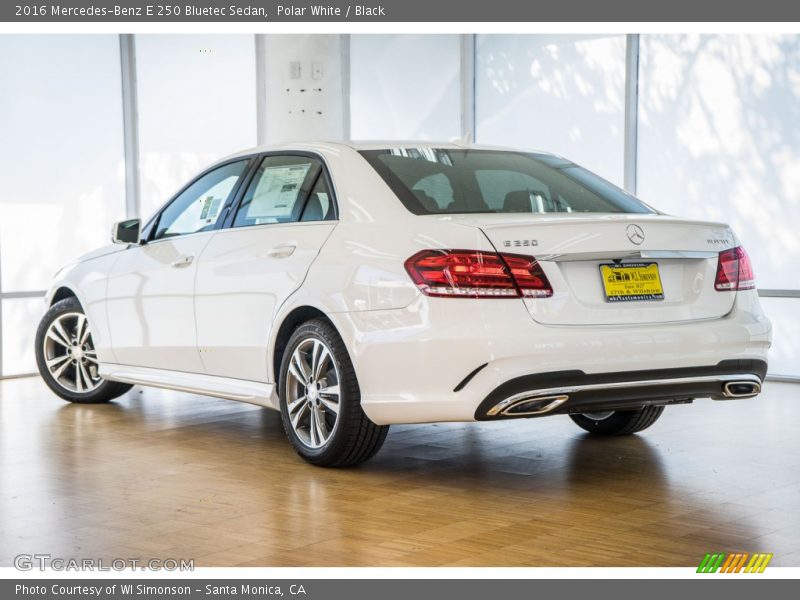 Polar White / Black 2016 Mercedes-Benz E 250 Bluetec Sedan