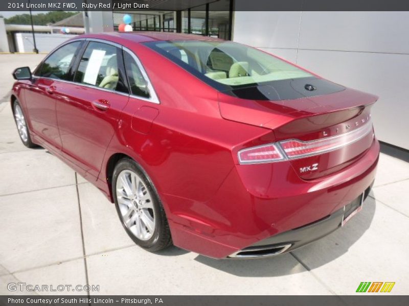 Ruby Red / Light Dune 2014 Lincoln MKZ FWD