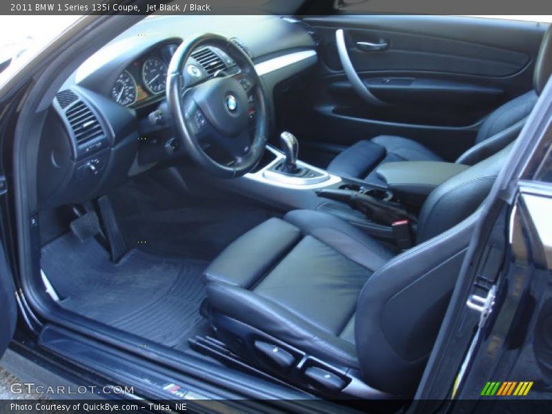 Jet Black / Black 2011 BMW 1 Series 135i Coupe