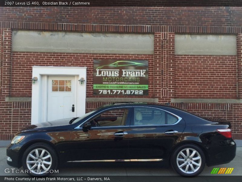 Obsidian Black / Cashmere 2007 Lexus LS 460