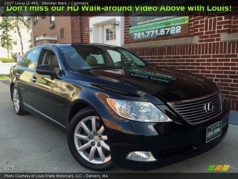 Obsidian Black / Cashmere 2007 Lexus LS 460