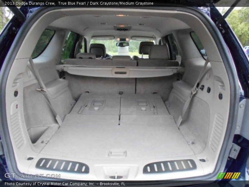 True Blue Pearl / Dark Graystone/Medium Graystone 2013 Dodge Durango Crew
