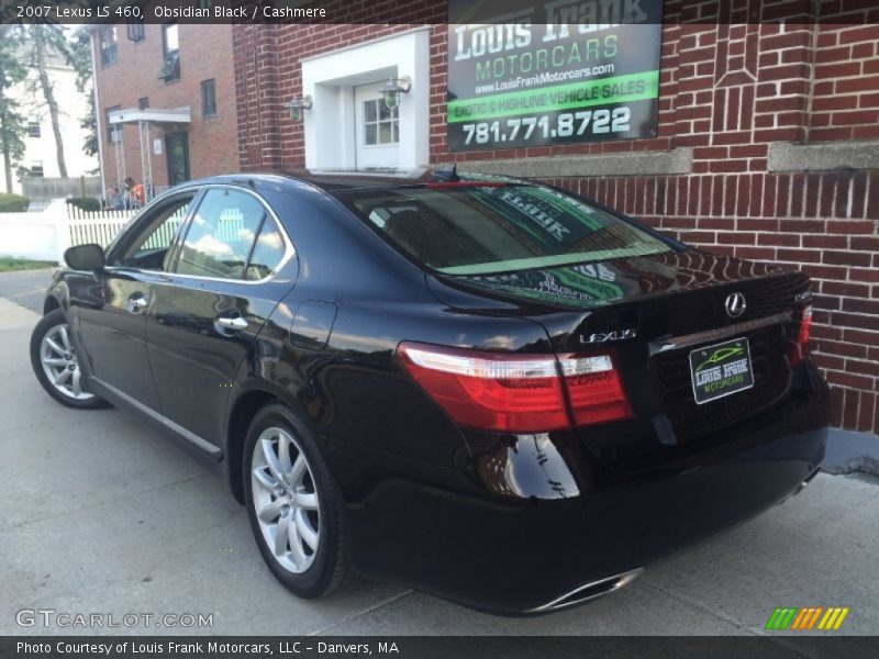 Obsidian Black / Cashmere 2007 Lexus LS 460