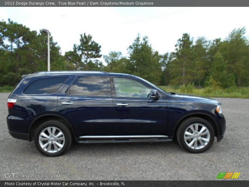True Blue Pearl / Dark Graystone/Medium Graystone 2013 Dodge Durango Crew