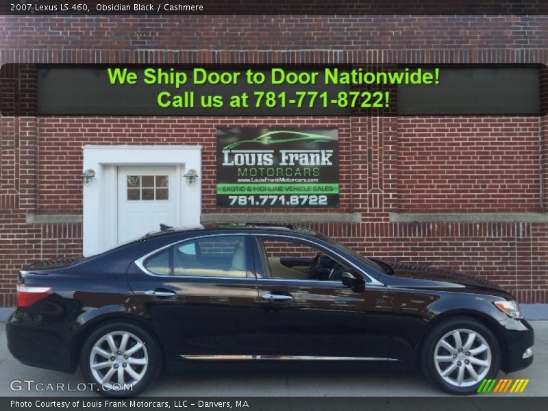 Obsidian Black / Cashmere 2007 Lexus LS 460