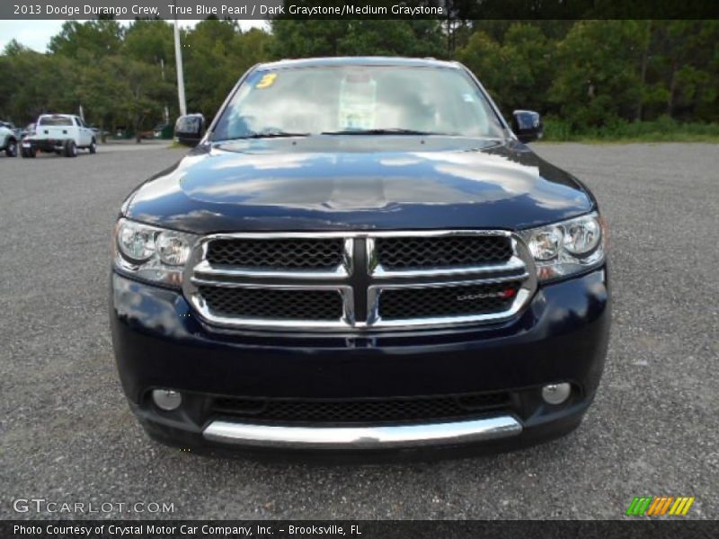 True Blue Pearl / Dark Graystone/Medium Graystone 2013 Dodge Durango Crew