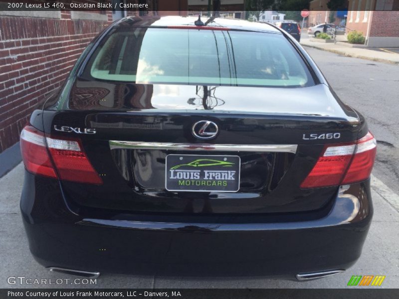 Obsidian Black / Cashmere 2007 Lexus LS 460