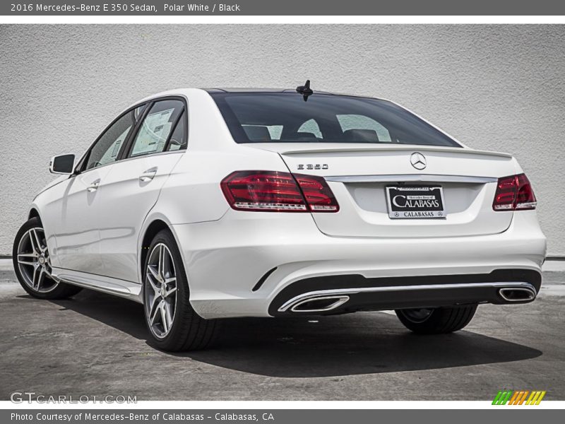 Polar White / Black 2016 Mercedes-Benz E 350 Sedan