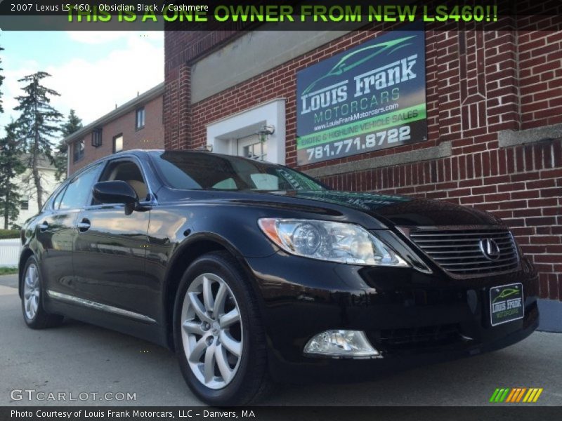 Obsidian Black / Cashmere 2007 Lexus LS 460