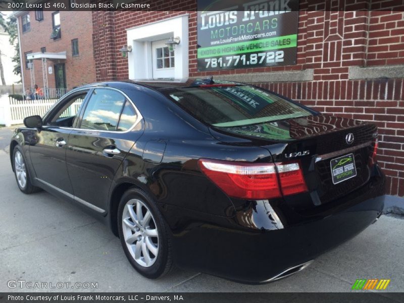 Obsidian Black / Cashmere 2007 Lexus LS 460
