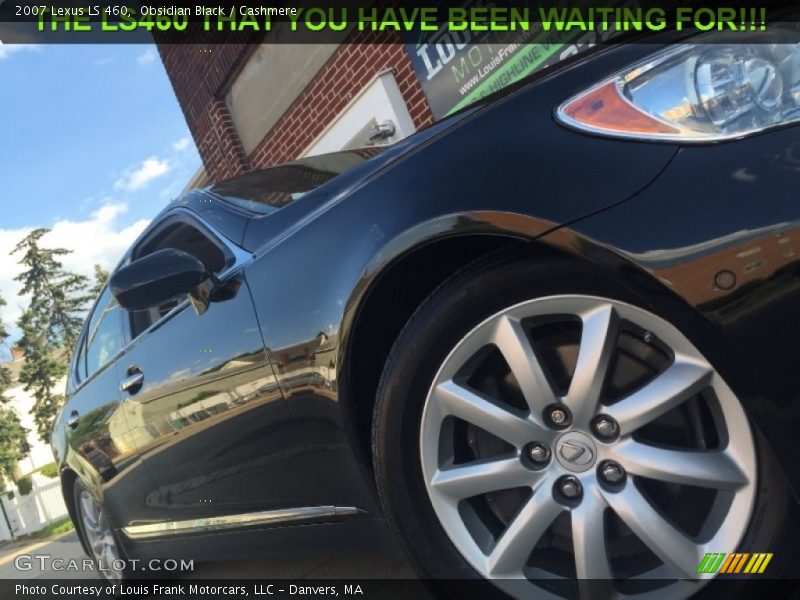 Obsidian Black / Cashmere 2007 Lexus LS 460