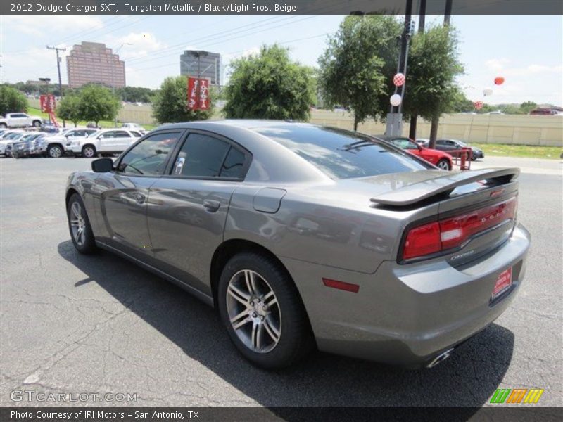 Tungsten Metallic / Black/Light Frost Beige 2012 Dodge Charger SXT