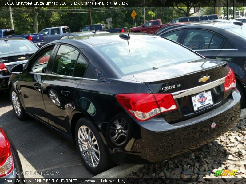 Black Granite Metallic / Jet Black 2016 Chevrolet Cruze Limited ECO