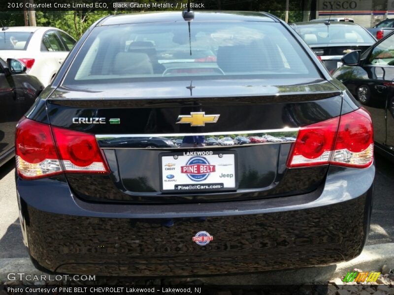 Black Granite Metallic / Jet Black 2016 Chevrolet Cruze Limited ECO