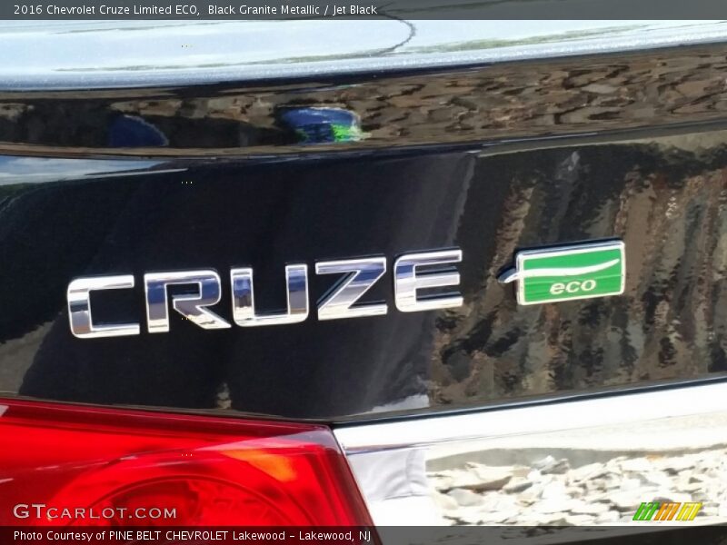 Black Granite Metallic / Jet Black 2016 Chevrolet Cruze Limited ECO