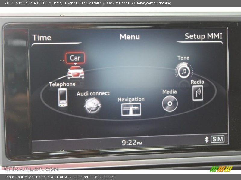 Controls of 2016 RS 7 4.0 TFSI quattro
