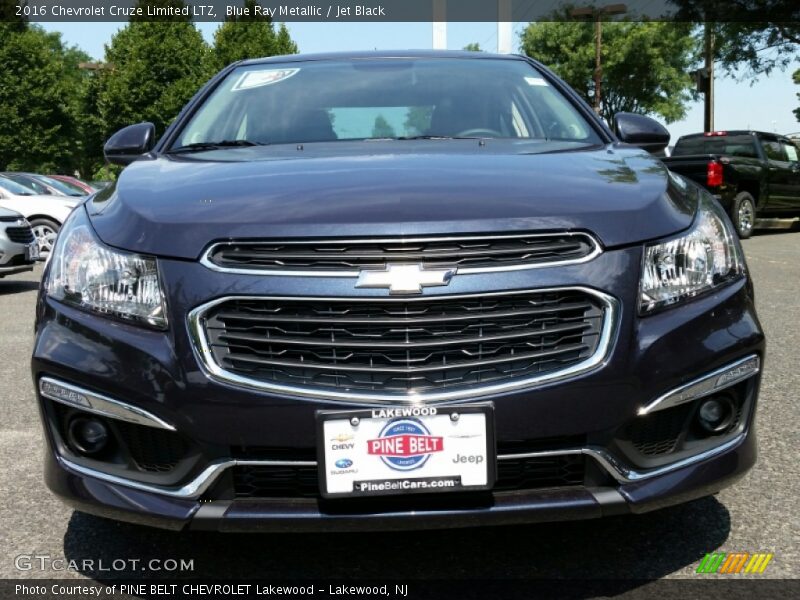Blue Ray Metallic / Jet Black 2016 Chevrolet Cruze Limited LTZ