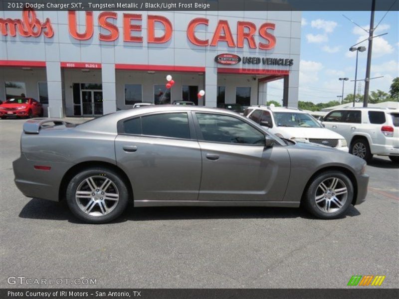 Tungsten Metallic / Black/Light Frost Beige 2012 Dodge Charger SXT