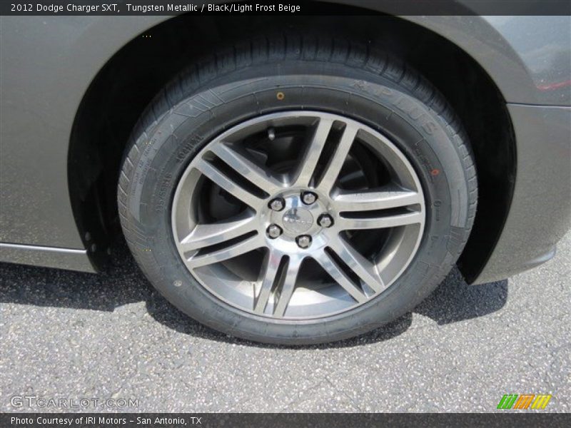 Tungsten Metallic / Black/Light Frost Beige 2012 Dodge Charger SXT