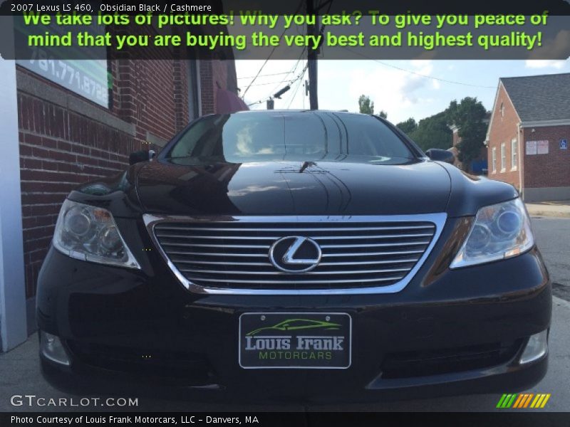 Obsidian Black / Cashmere 2007 Lexus LS 460