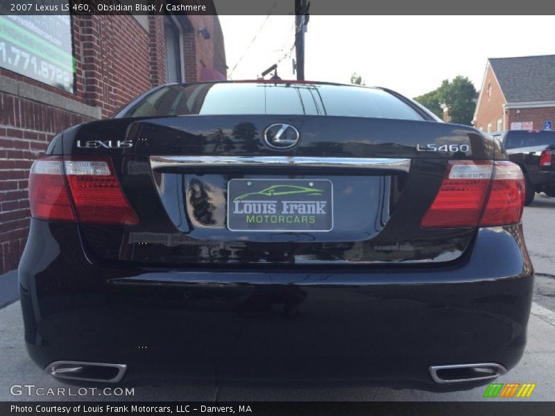 Obsidian Black / Cashmere 2007 Lexus LS 460