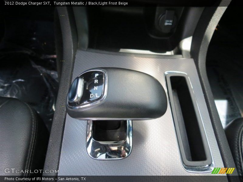 Tungsten Metallic / Black/Light Frost Beige 2012 Dodge Charger SXT