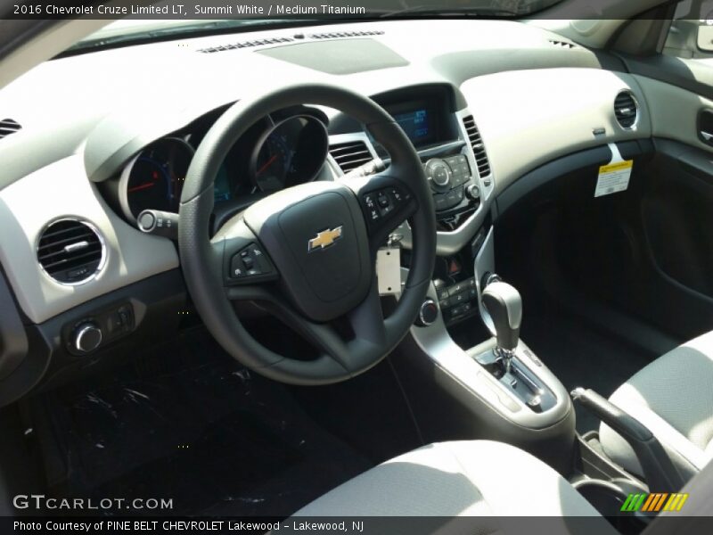 Summit White / Medium Titanium 2016 Chevrolet Cruze Limited LT