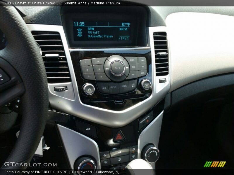 Summit White / Medium Titanium 2016 Chevrolet Cruze Limited LT