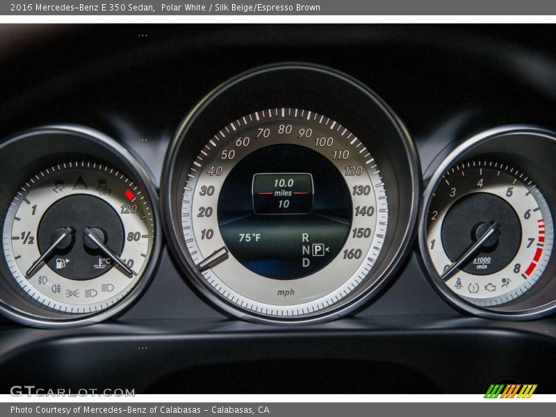 Polar White / Silk Beige/Espresso Brown 2016 Mercedes-Benz E 350 Sedan