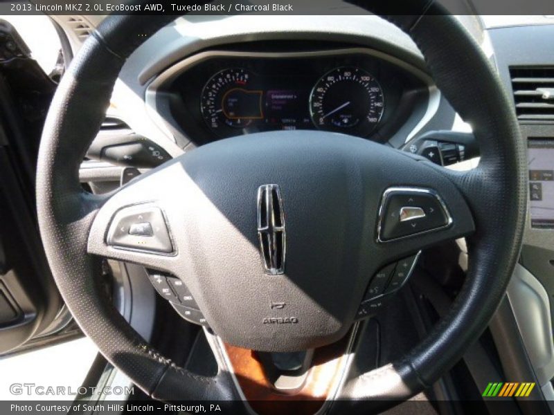 Tuxedo Black / Charcoal Black 2013 Lincoln MKZ 2.0L EcoBoost AWD