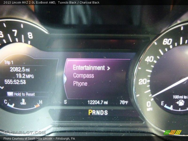 Tuxedo Black / Charcoal Black 2013 Lincoln MKZ 2.0L EcoBoost AWD