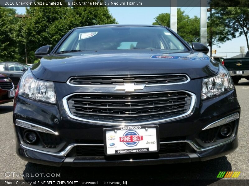 Black Granite Metallic / Medium Titanium 2016 Chevrolet Cruze Limited LT