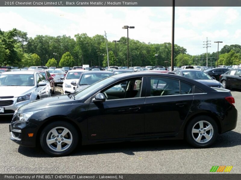 Black Granite Metallic / Medium Titanium 2016 Chevrolet Cruze Limited LT