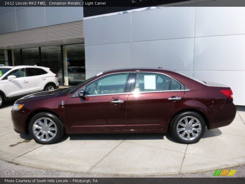 Cinnamon Metallic / Light Camel 2012 Lincoln MKZ FWD