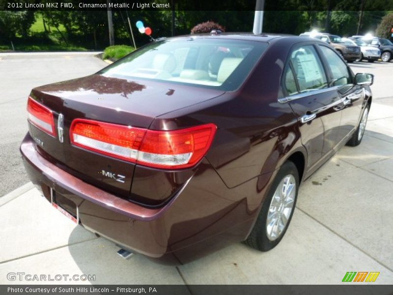 Cinnamon Metallic / Light Camel 2012 Lincoln MKZ FWD