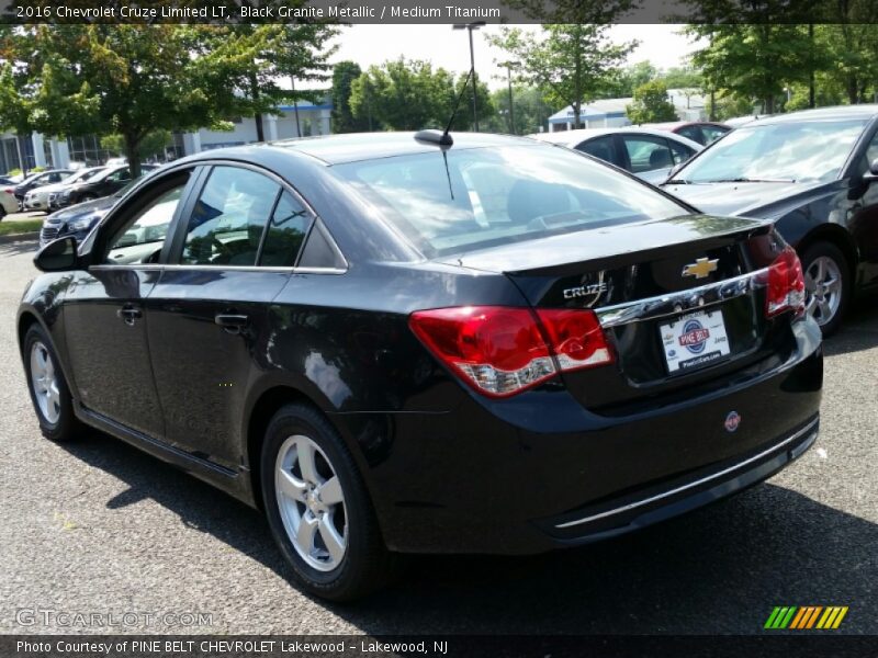 Black Granite Metallic / Medium Titanium 2016 Chevrolet Cruze Limited LT