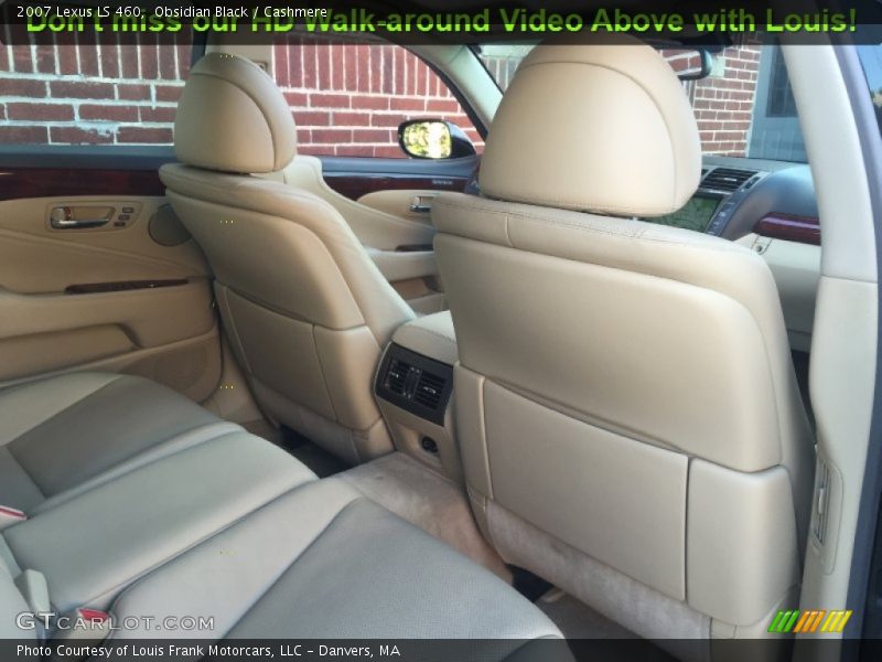 Obsidian Black / Cashmere 2007 Lexus LS 460